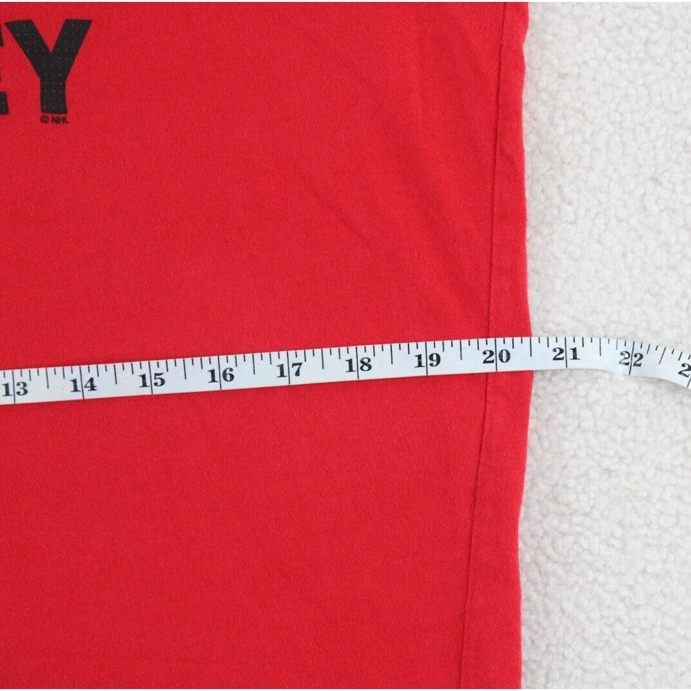 Adidas Chicago Blackhawks Hockey Graphic‎ T Shirt Mens Large Red NHL
